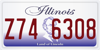 IL license plate Z746308