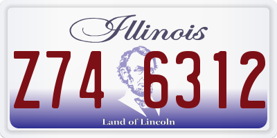 IL license plate Z746312