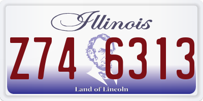 IL license plate Z746313