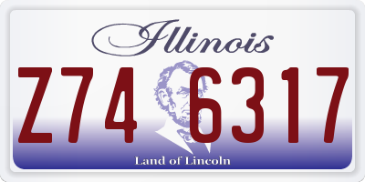 IL license plate Z746317