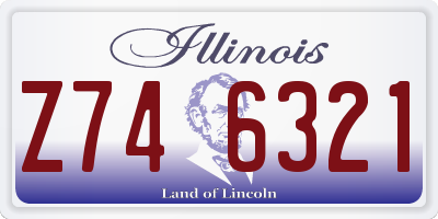 IL license plate Z746321