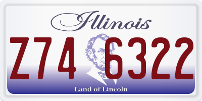 IL license plate Z746322