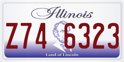 IL license plate Z746323