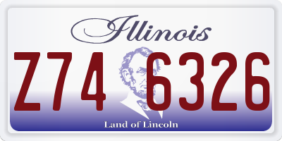 IL license plate Z746326