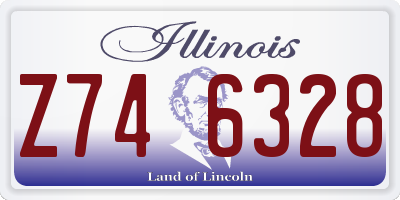 IL license plate Z746328