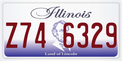 IL license plate Z746329