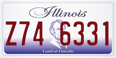 IL license plate Z746331