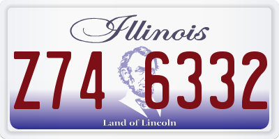 IL license plate Z746332