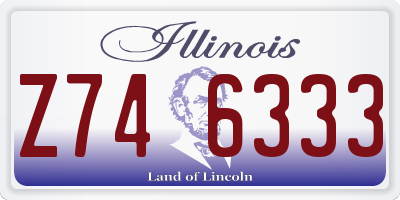 IL license plate Z746333