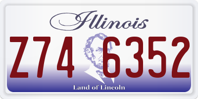IL license plate Z746352