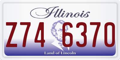 IL license plate Z746370