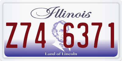IL license plate Z746371
