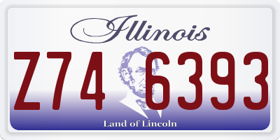 IL license plate Z746393
