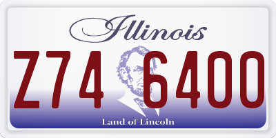 IL license plate Z746400
