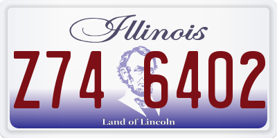 IL license plate Z746402