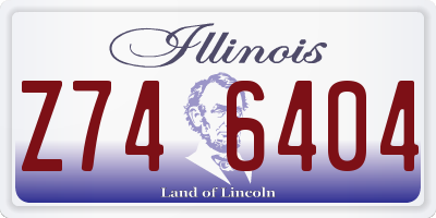 IL license plate Z746404