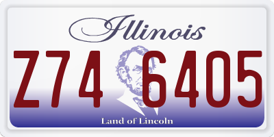 IL license plate Z746405