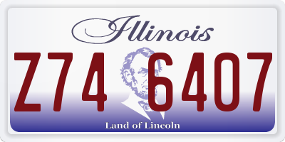 IL license plate Z746407