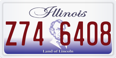 IL license plate Z746408