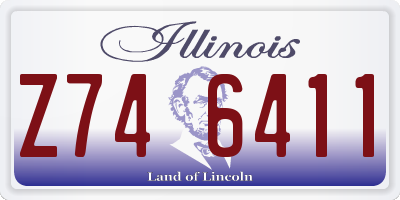 IL license plate Z746411