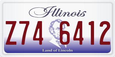 IL license plate Z746412