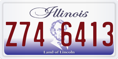 IL license plate Z746413