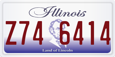 IL license plate Z746414