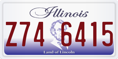 IL license plate Z746415
