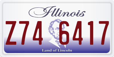 IL license plate Z746417