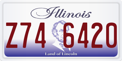 IL license plate Z746420