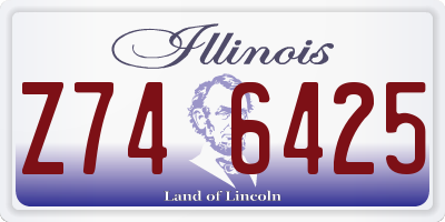 IL license plate Z746425