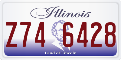 IL license plate Z746428