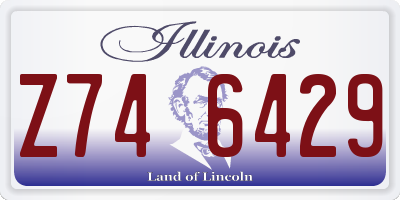 IL license plate Z746429