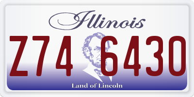 IL license plate Z746430