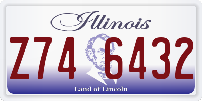 IL license plate Z746432