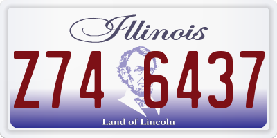 IL license plate Z746437