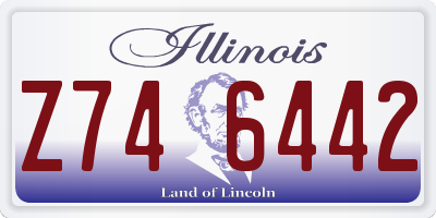 IL license plate Z746442