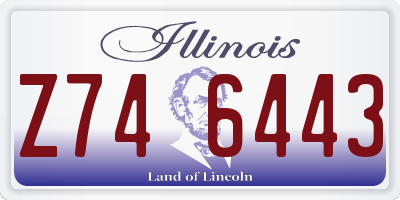 IL license plate Z746443