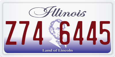 IL license plate Z746445