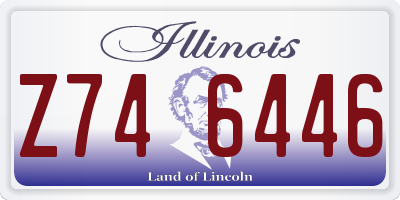 IL license plate Z746446