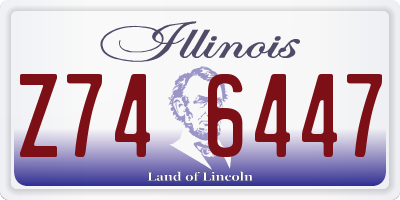 IL license plate Z746447