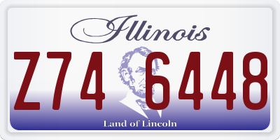 IL license plate Z746448