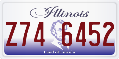 IL license plate Z746452