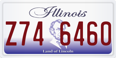 IL license plate Z746460