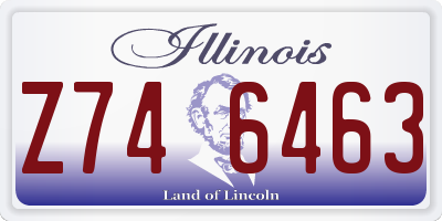 IL license plate Z746463