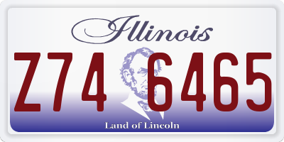 IL license plate Z746465