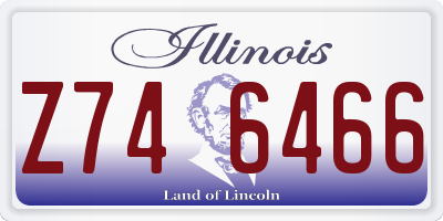 IL license plate Z746466