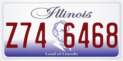 IL license plate Z746468