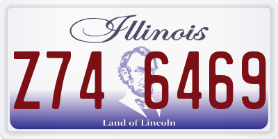 IL license plate Z746469