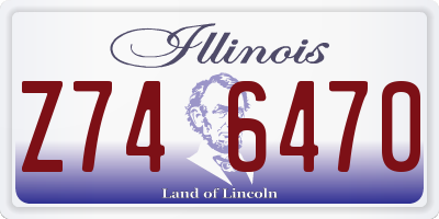 IL license plate Z746470
